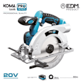 Miniatyrbillede 2 af 3: KOMA rundsav - 20V - 165 mm - uden batteri og uden oplader - 08764