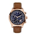 Miniatyrbillede 1 af 5: Ur - GUESS - GW0500G1 - Analog - Læder - Chic stål, roséguld, brun