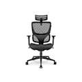 Miniatyrbillede 3 af 3: Kontorstol - OfficePal - C30 - Sort - Højdejusterbar - 3D-armlæn Svart