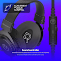 Miniatyrbillede 2 af 3: Gaming Headset - ENDORFY - Viro Infra - 50 mm - Kablet - Memory skum ørekopper Svart