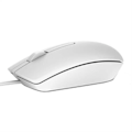 Miniatyrbillede 1 af 4: DELL MS116 optisk mus - USB - 2 knapper - Hvid - Kabel - 1000 dpi - Hjul med bremse