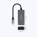 Miniatyrbillede 2 af 2: NANOCABLE 10.03.0410 - USB-C 3.2 GEN1 til 2.5G Ethernet-konverter, USB-C 3.2 GEN1 til 2.5G Ethernet-adapter, etui