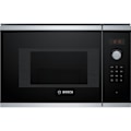 Miniatyrbillede 1 af 6: Mikroovn + indbygget grill - BOSCH - SER4 BEL523MS0 - Rustfrit stål - 20 l - 800 W - 8 autoprogrammer - 38,2 x 59,4 x 31,7 cm