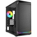 Miniatyrbillede 1 af 2: PC-kabinet mATX - SHARKOON - MK4W RGB - RGB-belysning - 4 forinstallerede blæsere - Sort