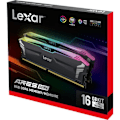 Miniatyrbillede 4 af 4: Lexar PC RAM Hukommelse DIMM DDR4 Ares RGB PC4-28800 (3600 Mhz) - sort - 32GB (2x16GB)