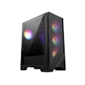 Miniatyrbild 1 av 5: MSI MAG FORGE 121A AIRFLOW ARGB Halv Torre ATX Tempererat Glas USB 3.0 Svart