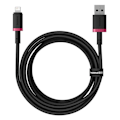 Pikkukuva 1 / 6: USB-Liitin datakaapeli, 2,4 A, 2 m - Baseus Dura (P10377801U01-03) - Musta