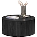 Miniatyrbillede 5 af 6: "Bordbord - Rund - I MDF - Sort - Essentiel - Diameter 80 cm Højde 36 cm - RONIN" grå ek