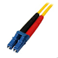 Miniatyrbillede 2 af 2: Fiber Optic Network Cable - STARTECH - LC to LC - Single Mode Duplex 9/125 - Gul - 7 m Gul