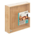 Miniatyrbillede 2 af 2: Range-servietter - FIVE - Model 20 - Bambus - Dimensioner 20,5x20,5x5,5 cm - Moderne Beige