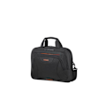 Miniatyrbillede 1 af 4: Skuldertaske - American Tourister - At Work - 15.6" - Sort / Orange - 100% polyester