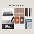 Miniatyrbild 3 av 4: Läsplatta - BOOX - Note Air 4 C - 10,3 tum skärm - 6 GB RAM - Android 13