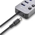 Miniatyrbillede 5 af 5: USB 3.0 Hub - NGS - IHUB 10 - 10 porte - 5 Gbps - Plug & Play - Sort