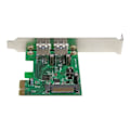 Miniatyrbillede 4 af 4: STARTECH PCI Express (PCIe) til 2 USB 3.0 porte controllerkort med UASP - SATA strømforsyning - 2 USB port(e)