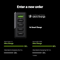 Miniatyrbillede 2 af 4: Oplader Green Cell GC ChargeSource 5 5xUSB 52W med hurtigopladning Ultra Charge og Smart Charge