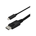 Pikkukuva 1 / 3: USB Type-C - DisplayPort - STARTECH.COM - 1 m - 4K - 60 Hz - Musta адаптер кабель