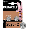 Miniatyrbillede 1 af 2: Sæt med 10 blisterpakker med 2 Lithium-knapbatterier DL2025 CR2025 3V