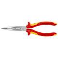 Miniatyrbillede 1 af 4: KNIPEX halvrund næsetang - VDE - 40° vinklet kæbe - Ribbede skær - Vanadiumstål - Orange