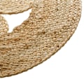 Miniatyrbillede 5 af 6: "Esra" gennembrudt jute tæppe D80 cm - Beige - Atmosphera indretningsarkitekt Beige