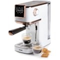 Miniatyrbillede 1 af 6: Espresso maskine 3 i 1 - DOMO - DO746K - 1350 W - 20 Bar - Hvid / Rosa