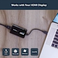 Pikkukuva 5 / 5: StarTech.com USB 3.0 - HDMI -sovitin Macille / PC: lle - DisplayLink-sertifioitu ulkoinen näytönohjain - 1080p (USB32HDPRO)
