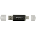 Miniatyrbillede 3 af 3: USB-nøgle - INTENSO - Twist Line - 128 GB - USB-A, USB-C™ - USB 3.1 Gen 1