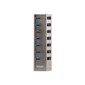 Pikkukuva 1 / 3: USB-hubi - Startech - 5G7AIBS-USB-HUB-EU - 7 porttia - USB 3.2 Gen 1 - Liitä ja käytä