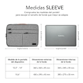 Miniatyrbillede 6 af 6: Air Padding 360 Sleeve 15,6" - Grå