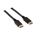 Miniatyrbillede 1 af 4: Kabel - nappe integration Aisens - A124-0129 - A124 - 0129 - Kabel 4 K (60Hz, DP/m-DP/M, 2 M) Sort