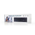Pikkukuva 4 / 4: GEMBIRD KB-UM-107 USB-NÄPPÄIMISTÖ ENGLANTI MUSTA