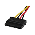Miniatyrbillede 3 af 3: 30 cm Molex til SATA internt Y-strømkabel - STARTECH - Strømadapter - Låst