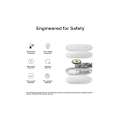 Miniatyrbillede 2 af 3: Trådløs oplader - BELKIN - BOOSTCHARGE Qi2 - 15W - Magnetisk - Hvid Vit