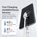 Pikkukuva 4 / 6: USB-C-kaapeli, Supernopea Lataus 100W, 1m - Baseus Gem (P103737300222211-00) - Kuu Valkoinen