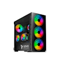 Pikkukuva 2 / 2: Boîtier PC SAVIO PRIME X1 ARGB mustassa lasissa