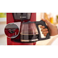 Miniatyrbillede 4 af 6: Caffemester Filter - BOSCH - TKA3M134 MyMoment - Rød - glaskande - Aroma Plus funktion - holder varm i op til 60 min Röd