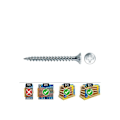 Miniatyrbillede 2 af 2: Forsænket PZ træskrue DIN/Ref Vlox 3,5x15 i forzinket stål med Celo smøremiddel - GENERIC
