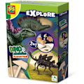 Miniatyrbillede 1 af 5: Dinosaur- og skeletudgravning 2 i 1 - Stegosaurus - SES CREATIVE Flerfärgad