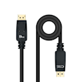 Miniatyrbillede 1 af 3: DISPLAYPORT 1.4 KABEL - NANO KABEL - 3,0 meter - Opløsning op til 8K ved 60 Hz - HDR-kompatibel - Sort