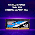 Miniatyrbillede 2 af 4: G.SKILL RIPJAWS F4-3200C22S-8GRS hukommelsesmodul - 8 GB DDR4 - 3200 MHz - Latens 22
