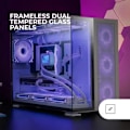 Miniatyrbillede 2 af 4: Gaming Kabinet - MARS GAMING - MC-NOVA2 - E-ATX - Dobbelt Hærdet Glas - Væskekøling