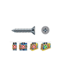 Miniatyrbillede 2 af 2: GENERIC - Forsænket skrue til blade. Philips Din 7982 4,8x22 Zink. Æske 250 Uni. Celo