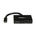 Miniatyrbillede 2 af 4: STARTECH.COM Rejse Audio / Video Adapter - 2-i-1 Mini DisplayPort til HDMI eller VGA Converter