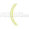 Miniatyrbillede 1 af 4: PIN Striping Racing - Vert - 14 Striber - 7 mm x 41 cm - Nem at anvende - Vejrbestandige