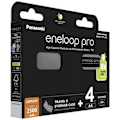 Pikkukuva 2 / 3: Ladattava akku LR6 (AA) NiMH Panasonic eneloop pro HR06 + Box 2500 mAh 1,2 V 4 kpl