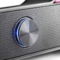Miniatyrbillede 3 af 4: Mars Gaming MSBX Black soundbar - Bluetooth 5.0 + Jack 3.5 - DSP Sound 10W - Dynamisk RGB-belysning Svart