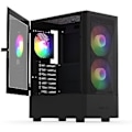 Pikkukuva 2 / 2: PC ATX -kotelo KRUX Vako ARGB, 2 x 140 mm ARGB ja 1 x 120 mm ARGB -tuuletin mukana