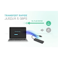 Pikkukuva 4 / 6: USB-C HUB I-TEC, 4 USB 3.0 -porttia ja integroitu 20 cm:n kaapeli