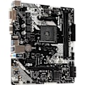 Miniatyrbild 3 av 3: Moderkort - ASRock - B450M-HDV R4.0 - Socket AM4 - Micro ATX - 32 GB RAM max