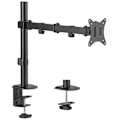 Pikkukuva 1 / 6: Macleanin pöytätuki LCD-näytölle, 17-32", 9kg, VESA 75x75 ja 100x100 kaksoisvarsi, MC-753N