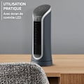 Miniatyrbillede 5 af 6: Rowenta Eole Compact, Søjleventilator, Intens køling VU6220F0 Svartvitt
